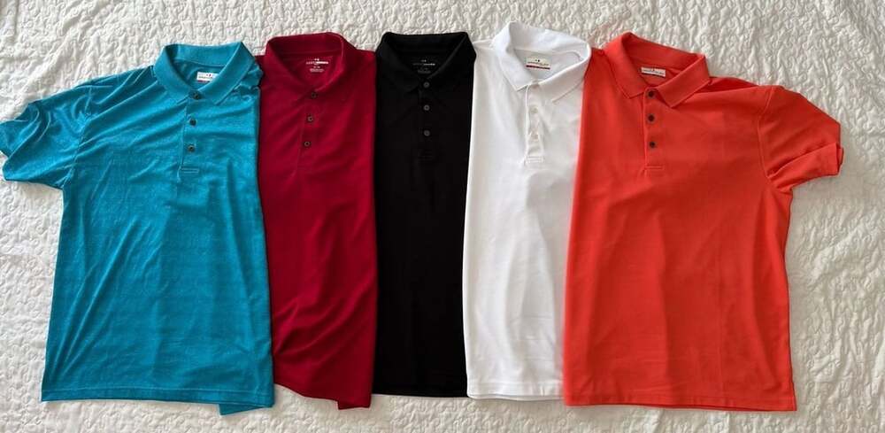 Grand Slam Polo Shirt Size XL Multicolor Lot of 5